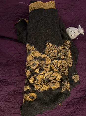 Très grand poncho réversible