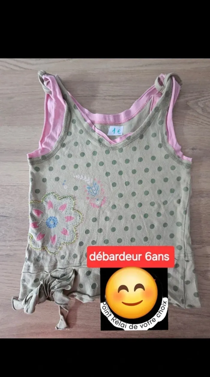 Débardeur fille 6 ans