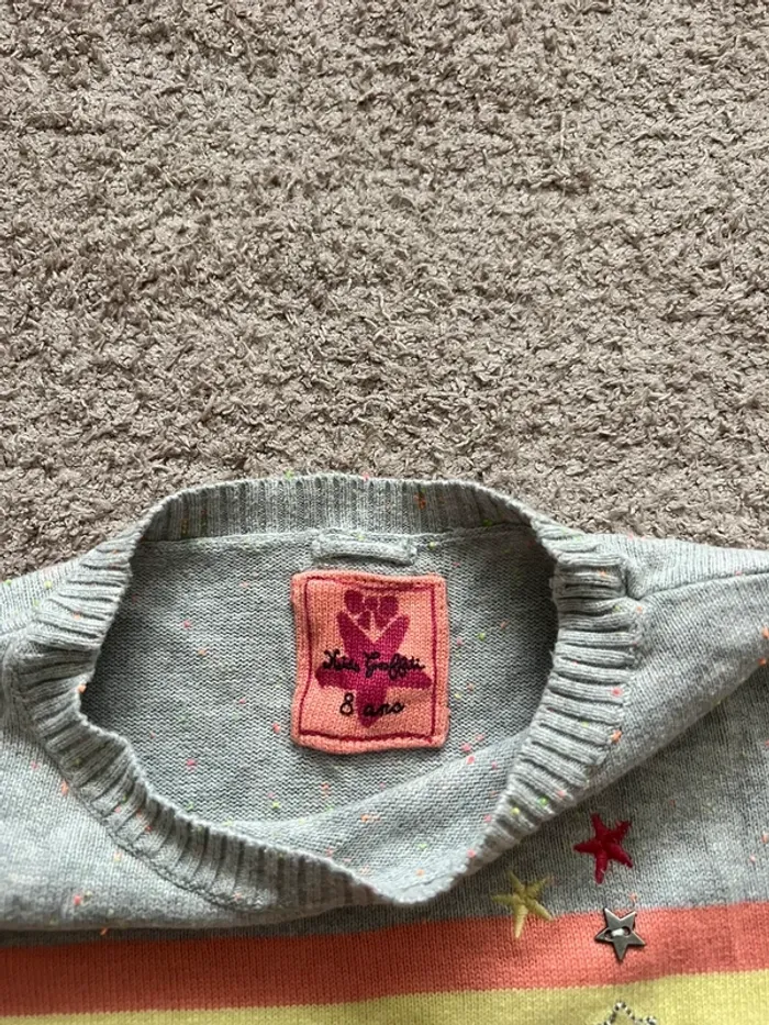 pull gris pour fille - photo numéro 3