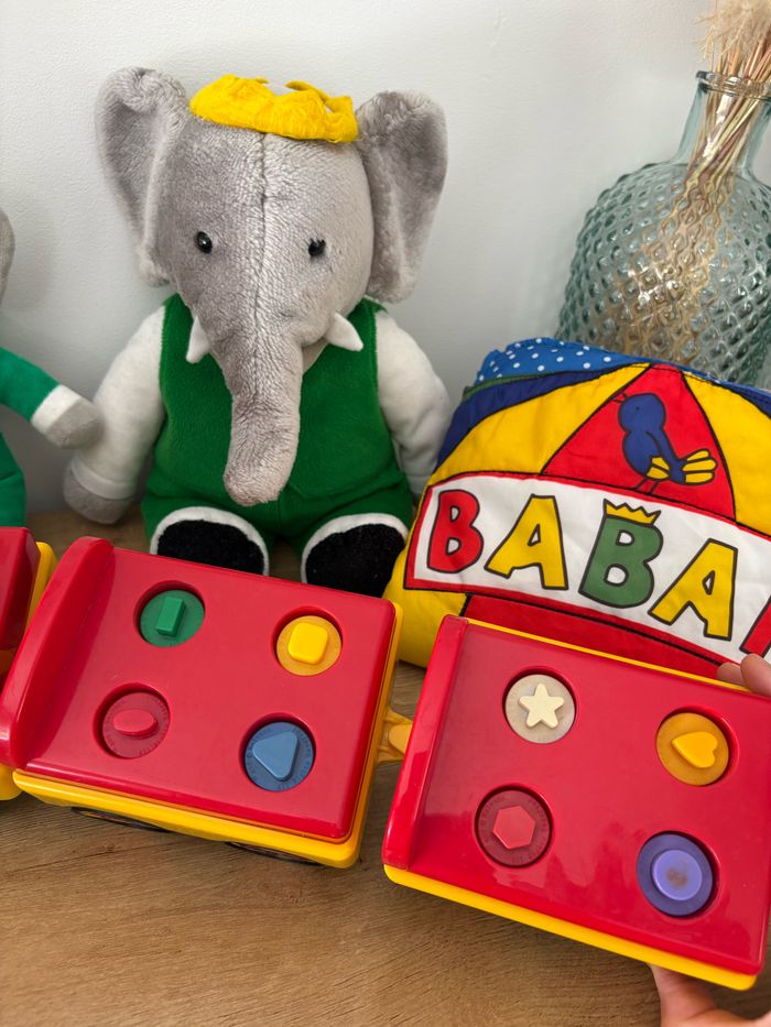 Lot vintage jeux jouets Babar - photo numéro 5