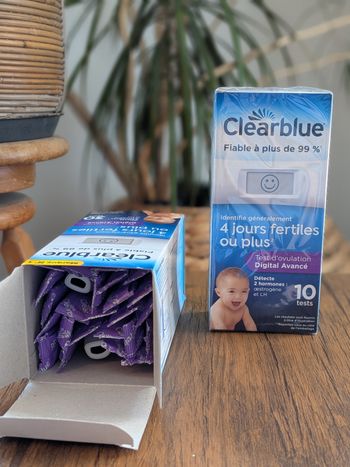 Test d'ovulation Clearblue 4 jours et plus