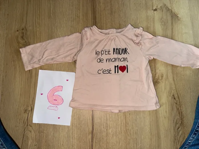 Tee shirt manches longues 6 mois