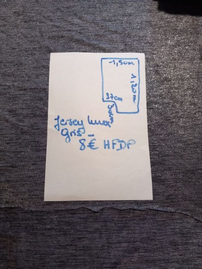 coupon de jersey lurex