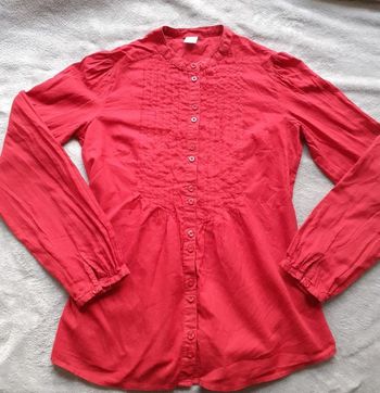 Chemise rouge Camaïeu