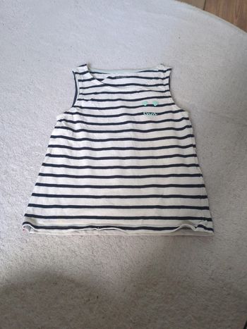 Marinière t-shirt 6 ans Vertbaudet rayures