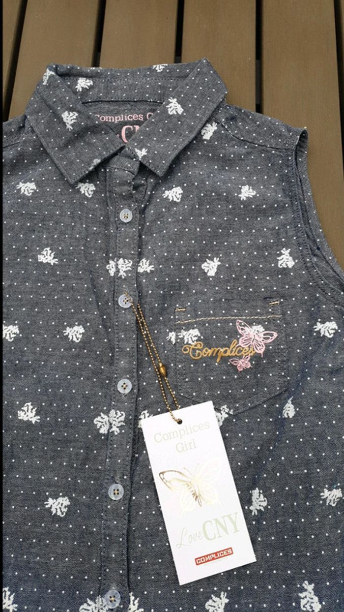 Chemise sans Manche 6 ans neuf complices - photo numéro 2