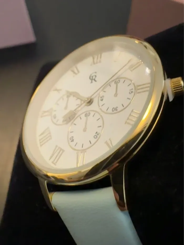 Montre Charlotte Raffaelli La Basic bleu léger neuve