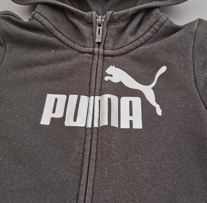 Sweat à capuche zippé 7 - 8 ans fille Puma - photo numéro 3