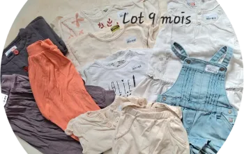Lot 10 pièces taille 9 mois
