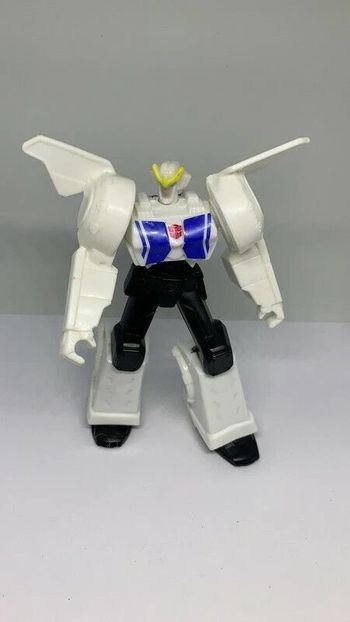 Jouet Figurine Transformers Robot Blanc 2016 Collection Mc Donald’s Happy Meal