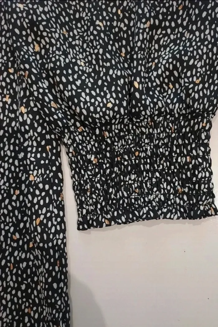 Robe droite avec inclusions dorées 38 - photo numéro 3