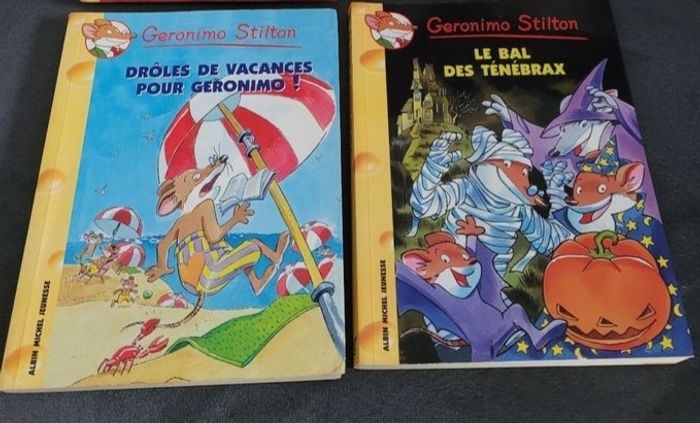 lots de 2  livres geronimo stilton  (4e)