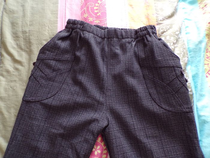 Pantalon gris foncé chiné T2 - photo numéro 2