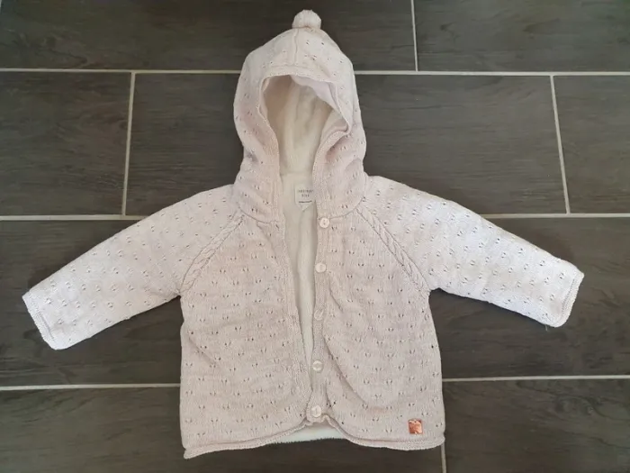 Veste polaire Carrement Beau rose irisée