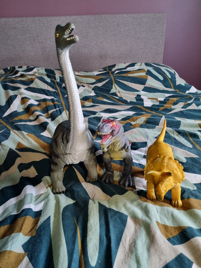 Lot de 3 dinosaures