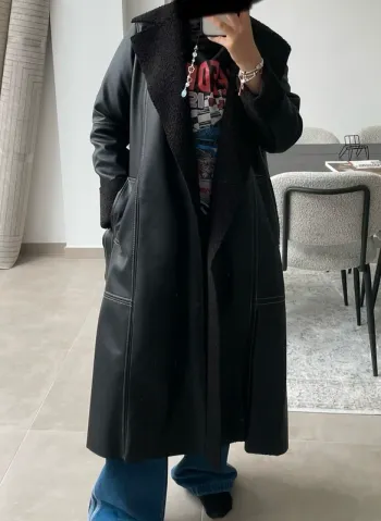 Manteau similicuir