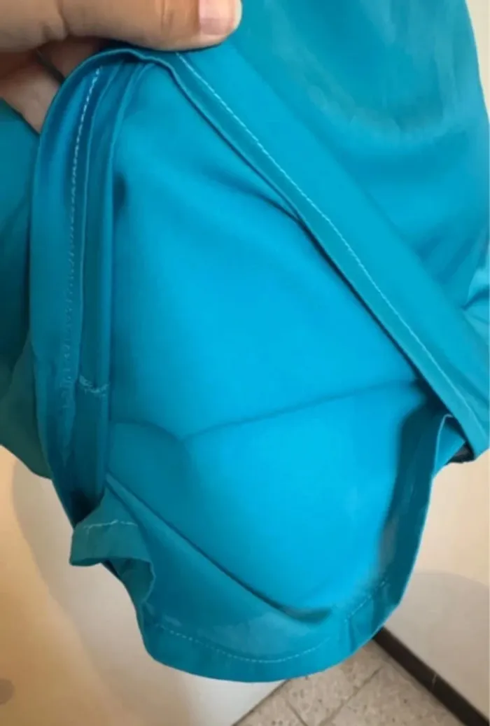 Robe Morgan à franges bleue taille S - photo numéro 4