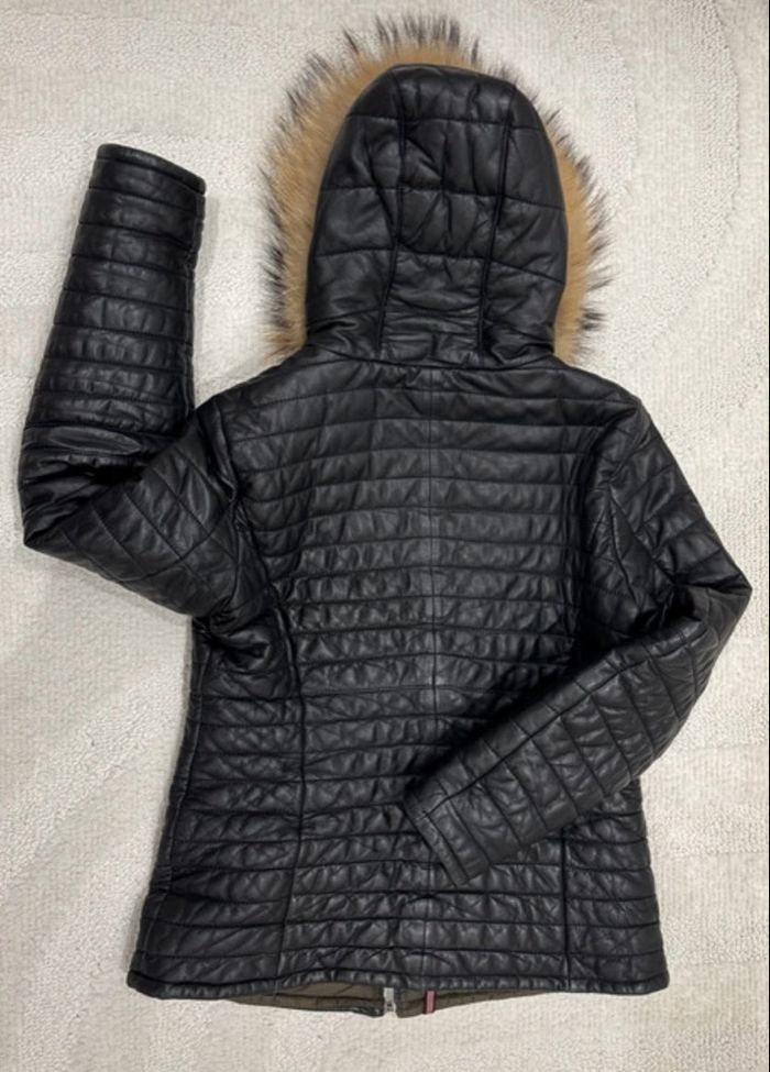 Doudoune cuir noire oakwood - photo numéro 5