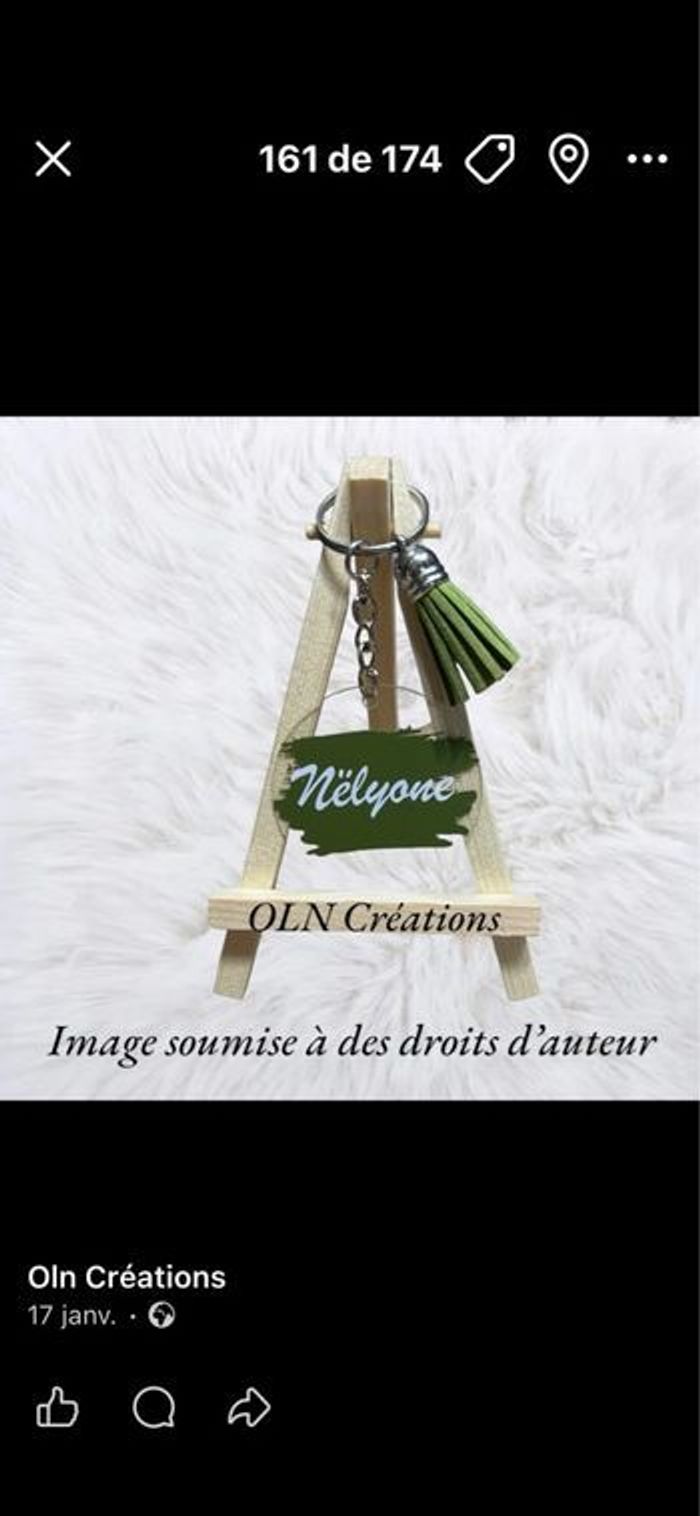 Porte clés plexiglass