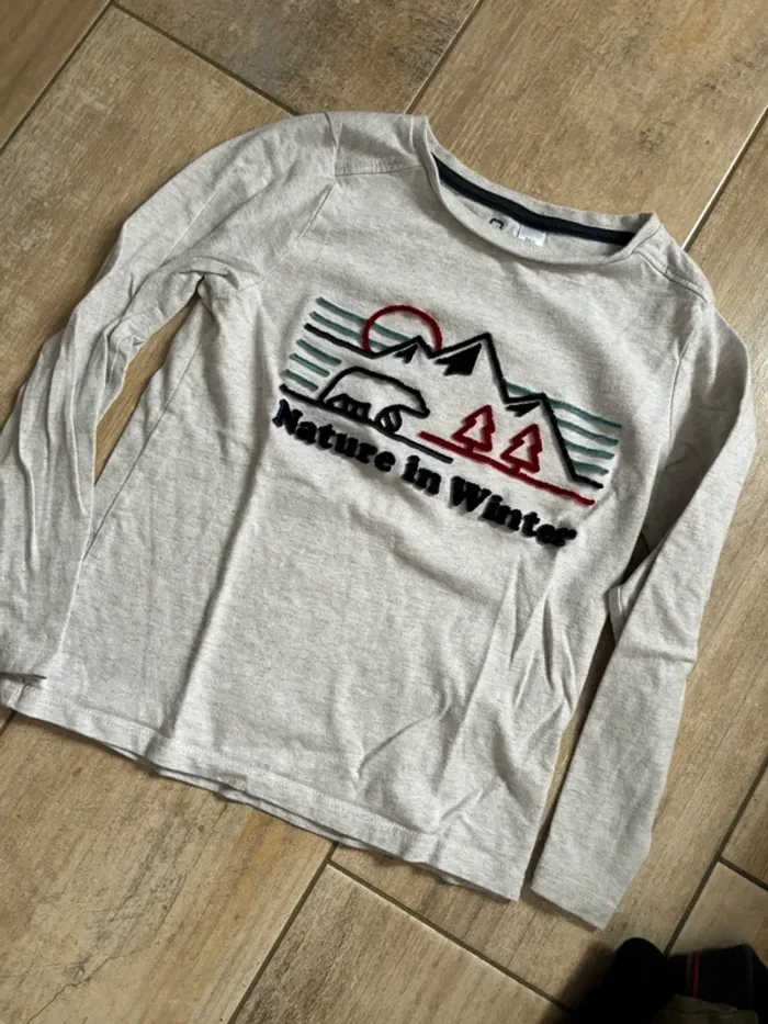 Lot tee shirt manches longues garçon - photo numéro 2