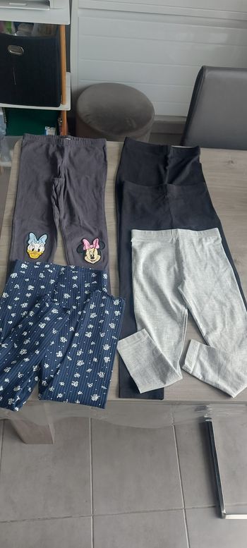 Lot de leggings taille 6/7 ans