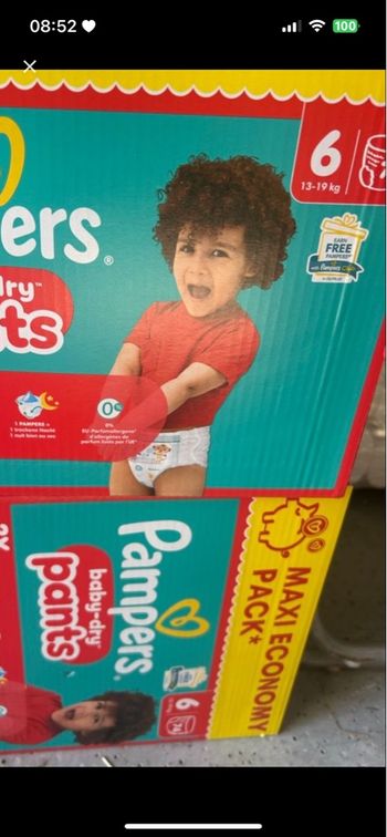 Pampers pants t6