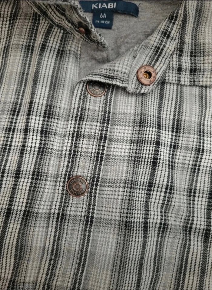 Chemise grise Kiabi 6 ans - photo numéro 4
