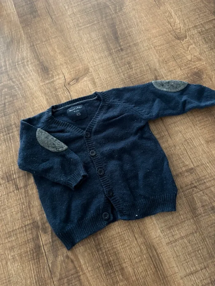 Gilet bleu marine