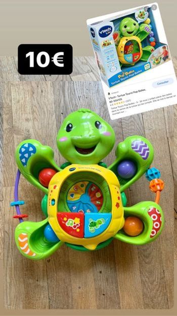 Tortue à balles Vtech