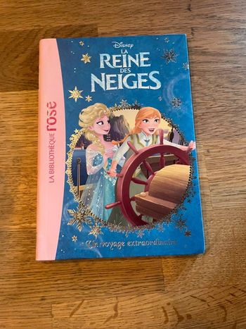 Livre La bibliothèque Rose Disney La reine des neiges Un voyage extraordinaire
