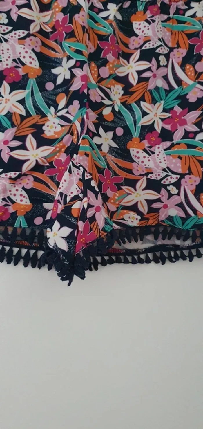 Short motif fleur - photo numéro 2