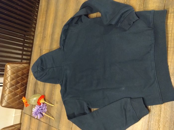 Sweat à capuche Reskins marine et noire garçon 14 ans – Très bon état - photo numéro 4