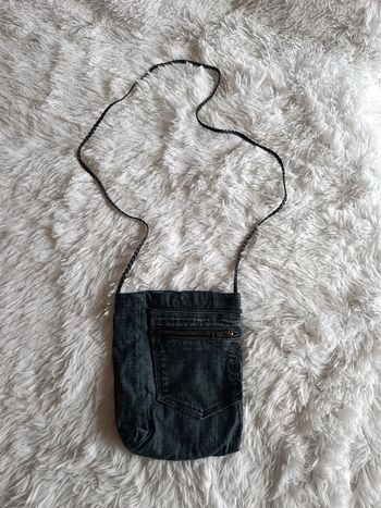Sac bandoulière en jean (tressée)