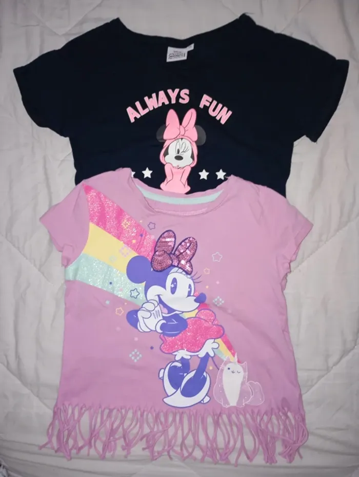Lot de t-shirt et sacoche Minnie - photo numéro 10