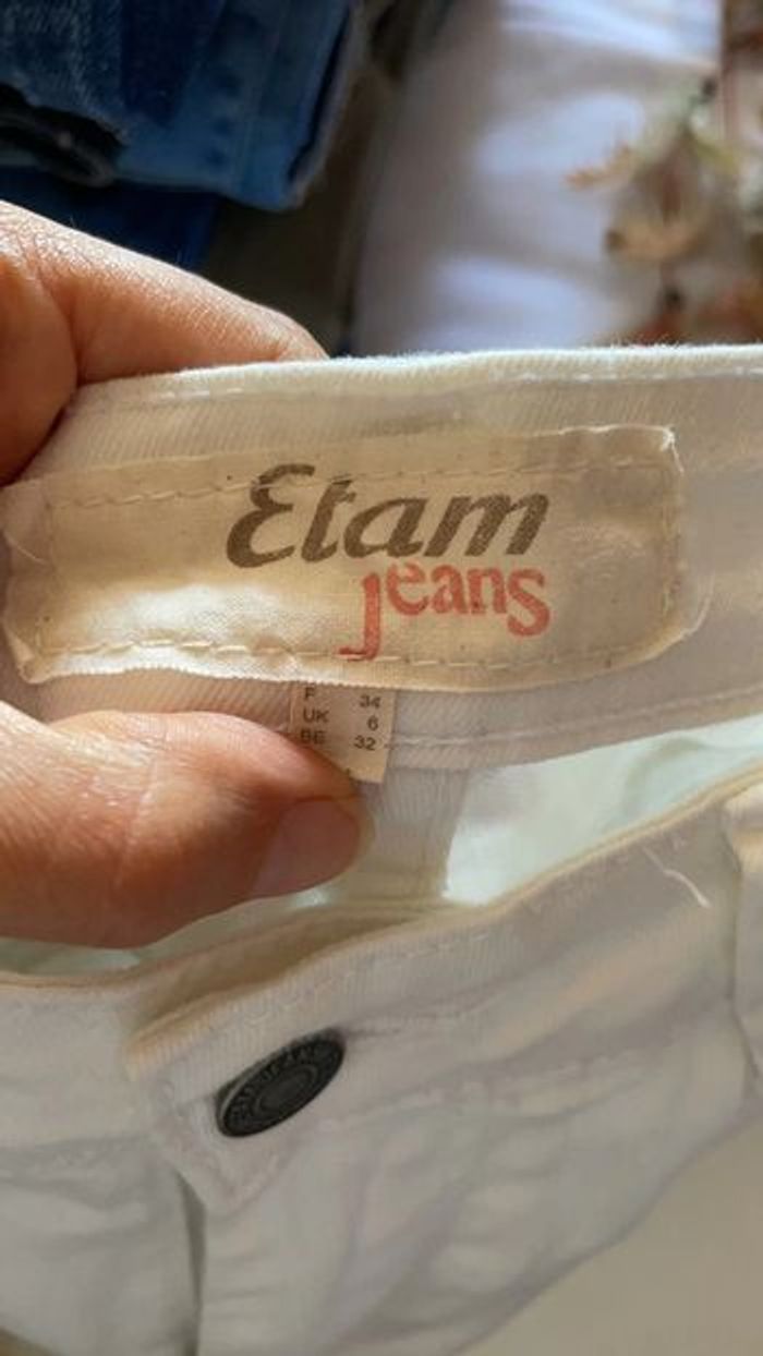 Jeans pantacourt Etam Taille 34 - photo numéro 6