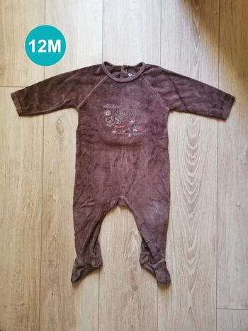 Pyjama "Ma liste de Noël" Sergent Major 12 mois