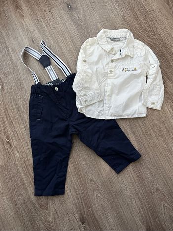Ensemble chemise + salopette Sergent Major