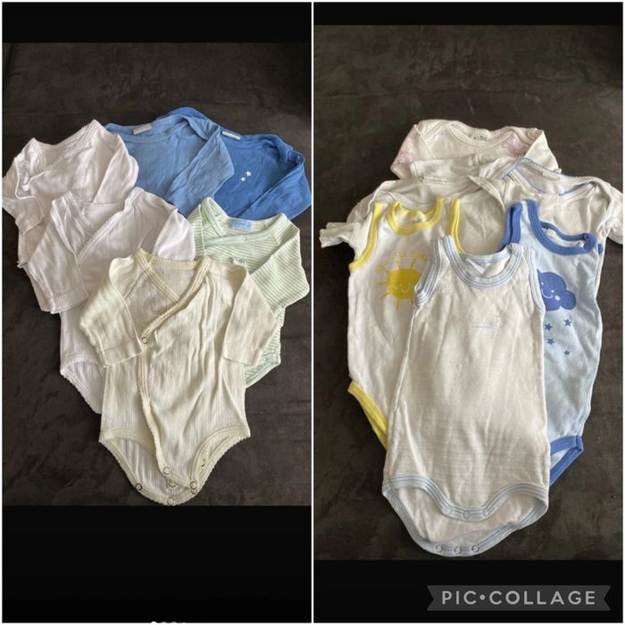 Lot bodies garçon 3 mois