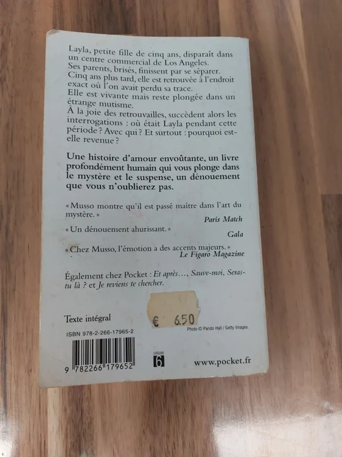 Livre Parce que je t aime de Guillaume Musso - photo numéro 2