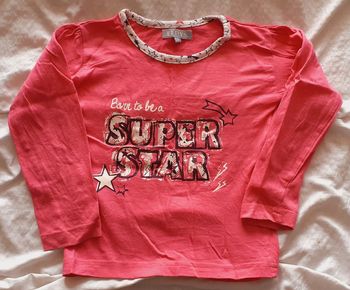 Haut de pyjama fille 3-4 ans / Eldys