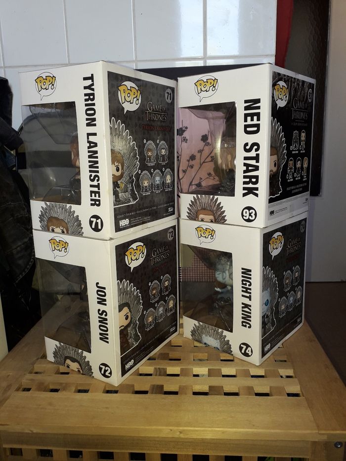 Lot de 4 Funko Pop Game Of Thrones GOT 71 72 74 93 - photo numéro 2