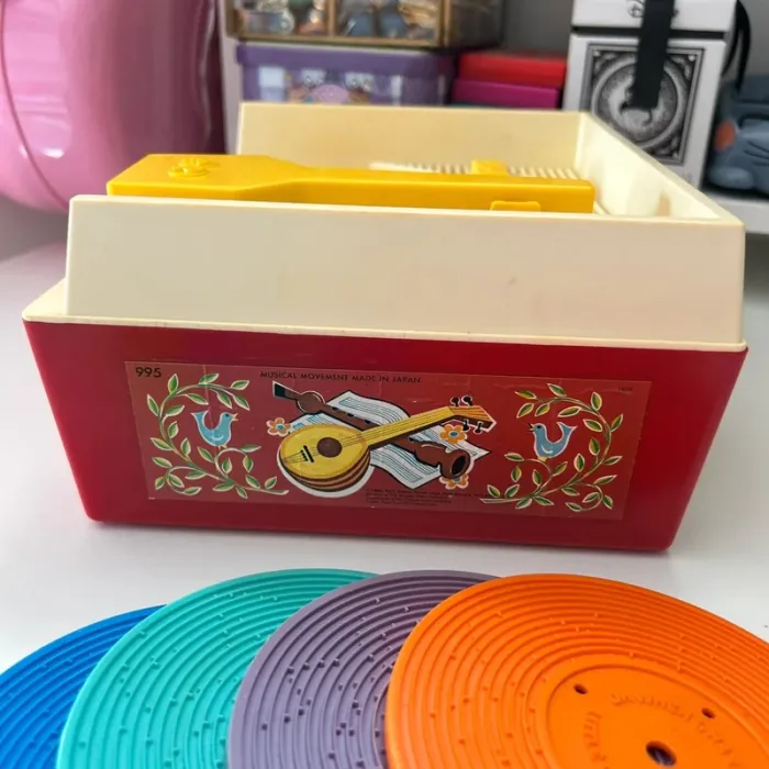 Tourne-disque fisher-price vintage - photo numéro 4