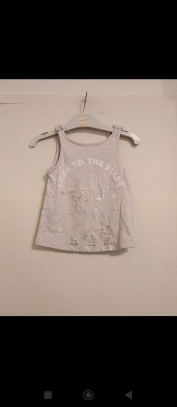 Top à bretelles taille 5 ans