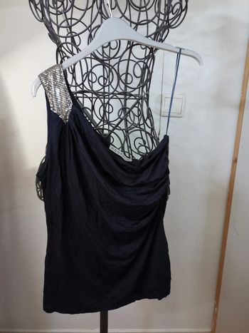 Kookai top asymétrique bleu T36