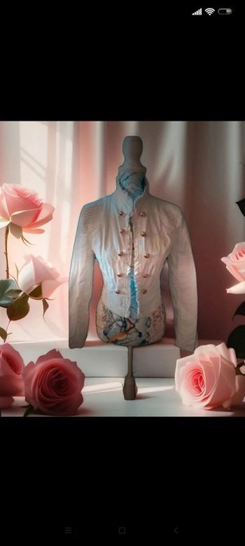 Blazer blanc , col officier t 36