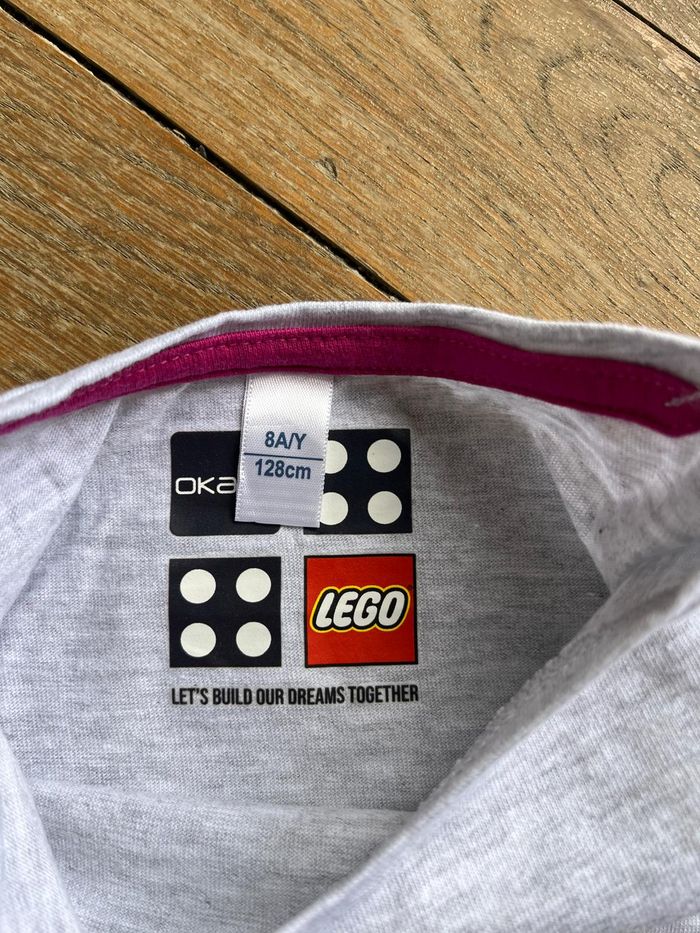 Tee-shirt gris Okaidi & Lego 8 ans - photo numéro 3