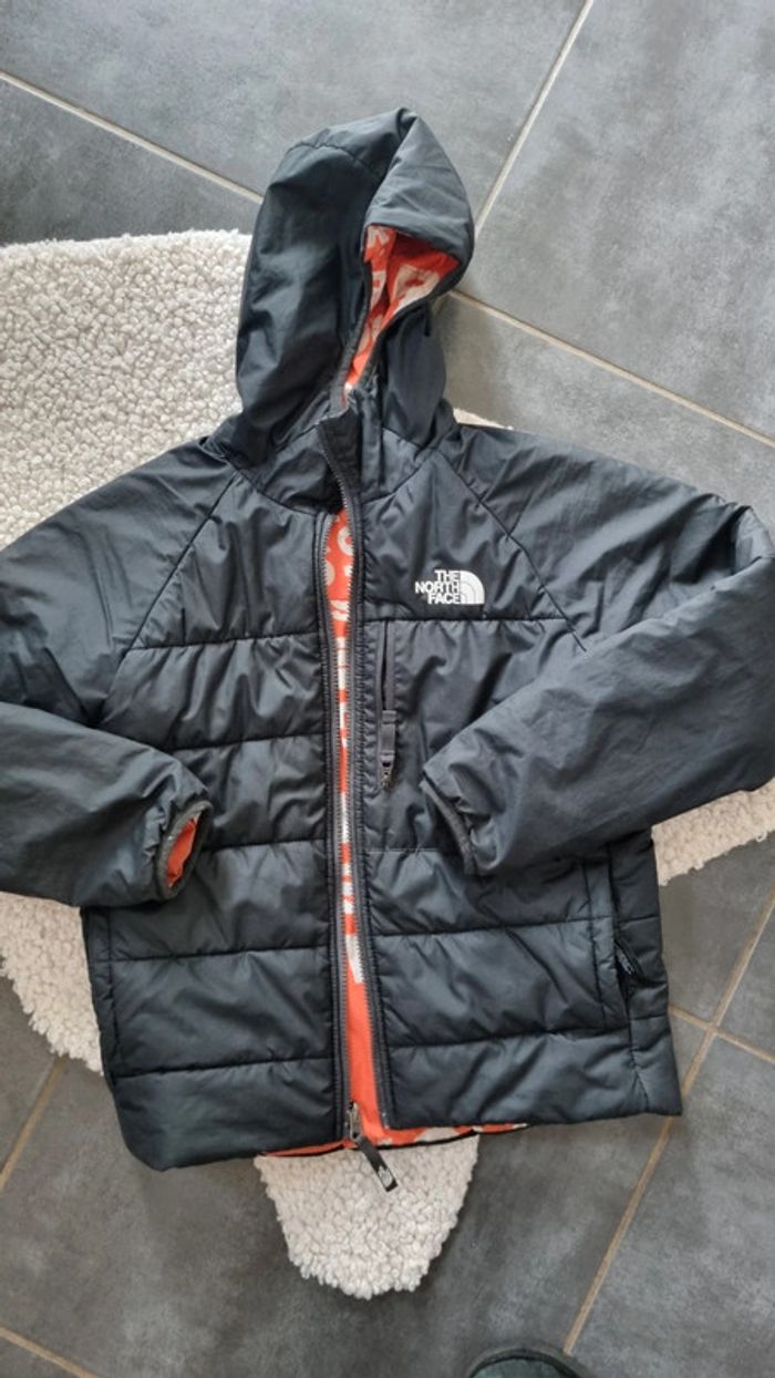 Blouson réversible  The North Face M 10 ans authentique noir / orange tbe - photo numéro 8