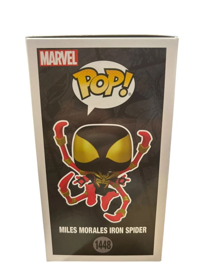 Figurine Funko Pop Marvel Miles Morales Iron Spider 1448 neuf - photo numéro 3
