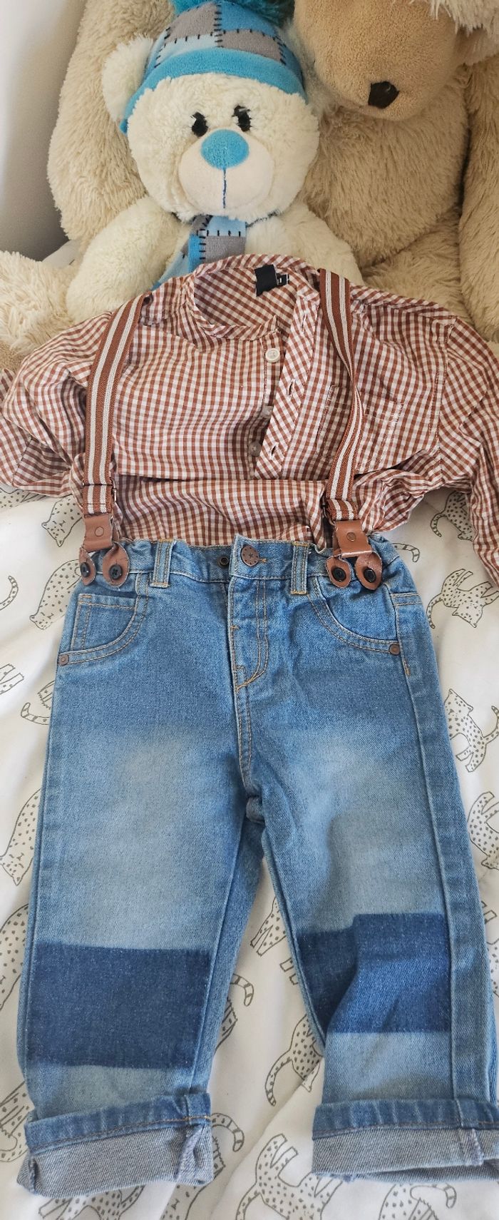 Lot de 4 ensembles bébé garçon en 18 mois pour saison automne-hiver - photo numéro 5