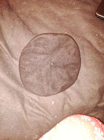 Bonnet noir style béret